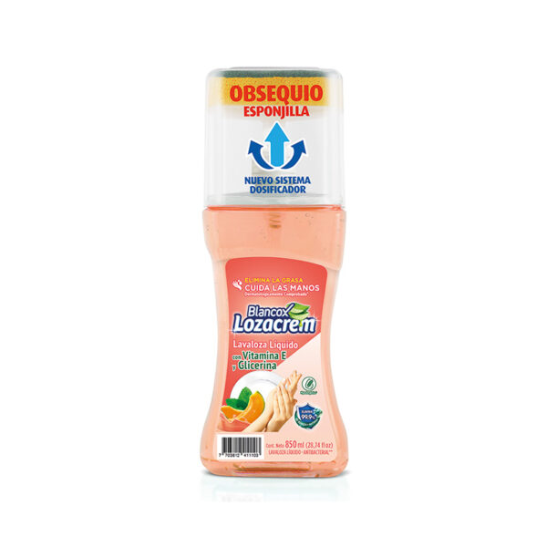 Lava Platos Crema Lozacream Liquido Vitamina E x 850 ml