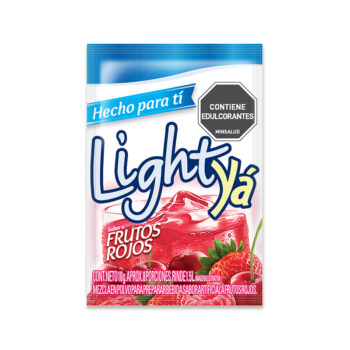 Instantaneo Light Ya Frutos Rojos x 1,5 Litros x 10 gr