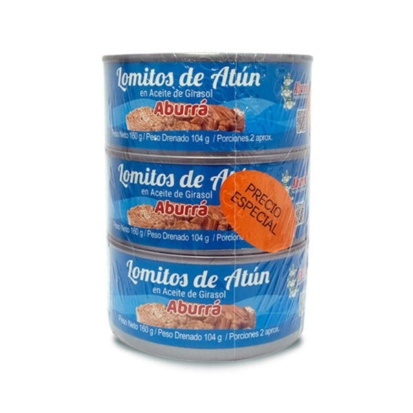 Atun Aburra Aceite 3 x 160 gr x 480 gr