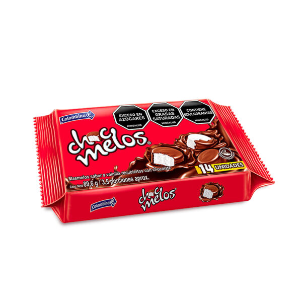 Chocmelos Bandeja Colombina 14 x 6,4 gr x 89,6 gr