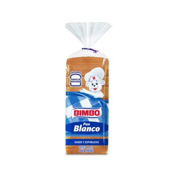 Pan Tajado Bimbo Blanco  Bolsa x 350 gr