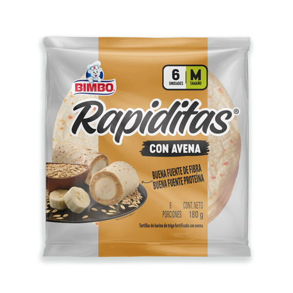 Tortilla Avena Bimbo x 180 gr