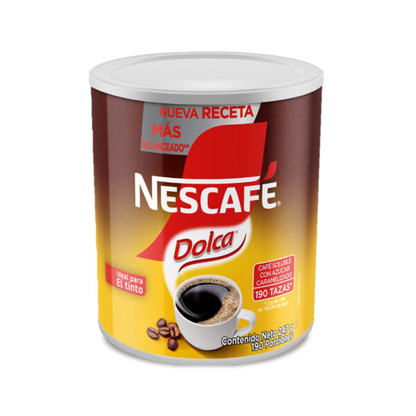 Café Nescafe Dolca Lata x 247 gr
