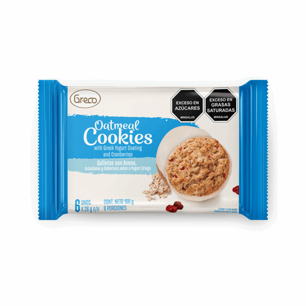 Galleta Avena Arandanos Yogur 168 gr