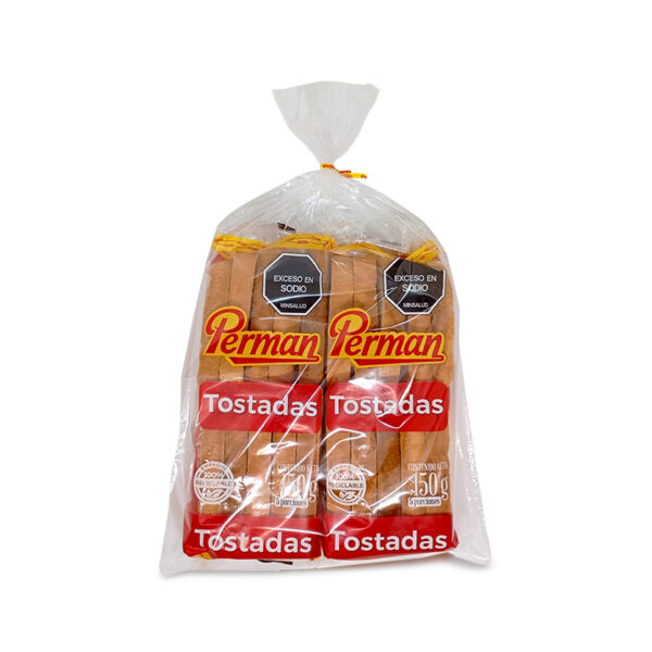 Tostada Pack Blanca Perman  20 x 300 gr