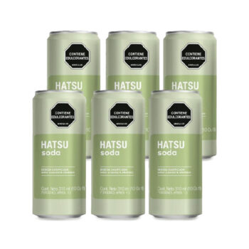 Soda Hatsu Sandia Arbahaca Lata 6 x 310 ml x 1860 ml