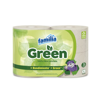 Papel Higienico Familia Green 4 x 37,05 mt x 148,2 mt