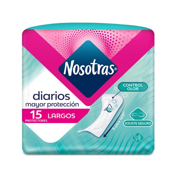 Protectores Nosotras Largos x 15 Unidades