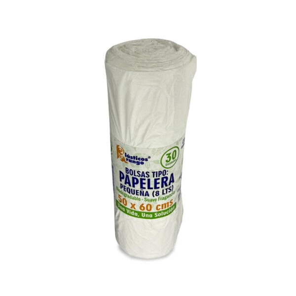 Bolsa Papelera Blanca Plasticos Arango 50 x 60  x 3 0 Unidades