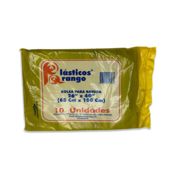 Bolsa Basura Plasticos Arango 65 x 100 x 10 Unidades