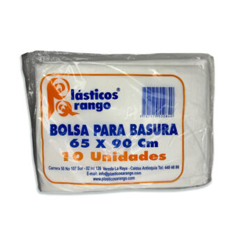 Bolsa de Basura 65x90  Blanca Arango x 10 Unidades