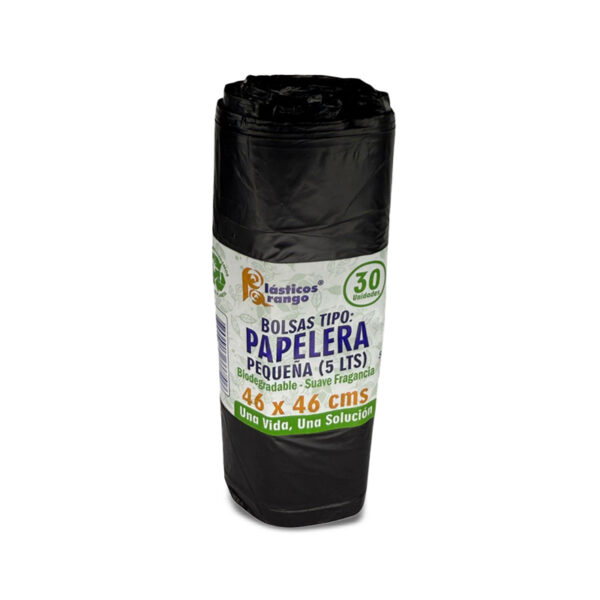 Bolsa Papelera Negra Aroma  Arango 46x46 x 30 Unidades