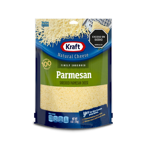 Queso Parmesano Rallado Kraft x 170 gr