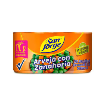 Arveja con Zanahoria San Jorge 2x170 gr x 340 gr