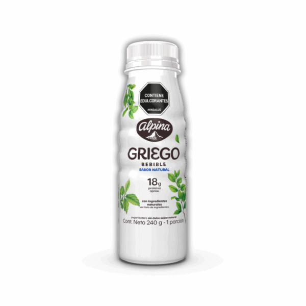 Yogurt Griego Bebible Natural Alpina x 240 gr