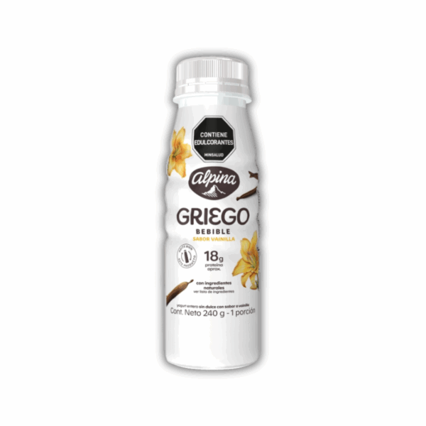 Yogurt Griego Bebible Vainilla Alpina x 240 gr