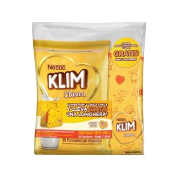 Of Leche Klim x 840 gr Gratis Lonchera