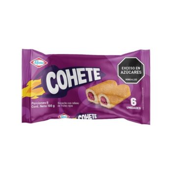 Ponque Ramo Cohete Mora  6 x 33 gr x 198 gr