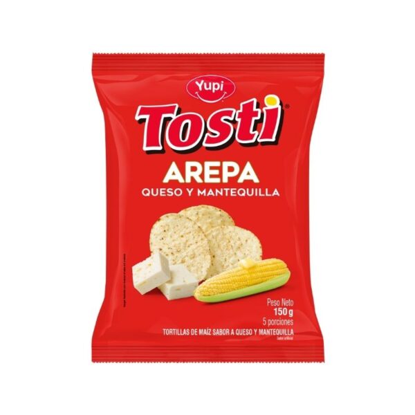 Tosti Arepa Yupi x 150 gr
