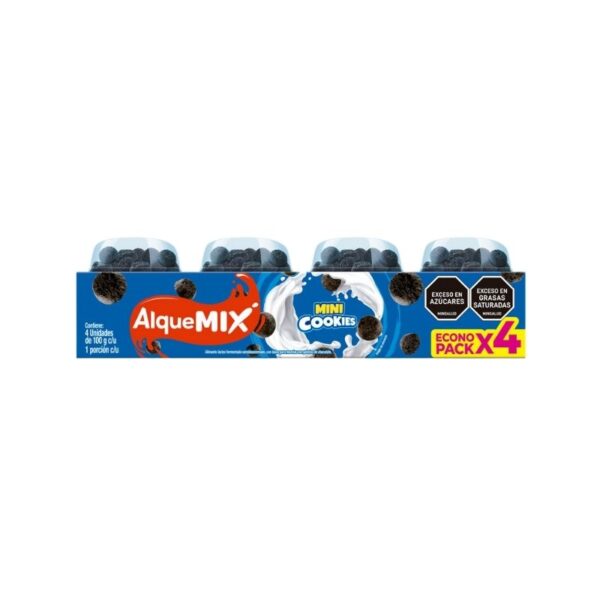 Yogurt Alquemis Mini Cookies 4 x 100 gr x 400 gr