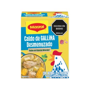 Caldo de Gallina Desmenuzado Sobres 6 x 9 gr x 54 gr