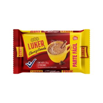 Chocolate Luker Clavos y Canela x 224 gr