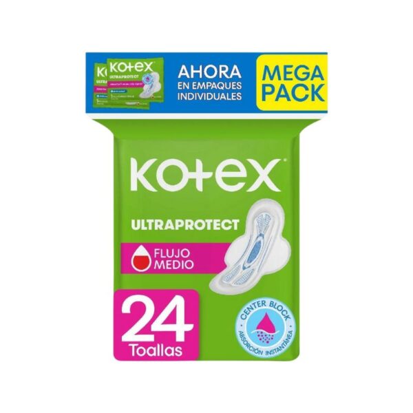 Toalla Kotex con Alas E.I x 24 Unidades