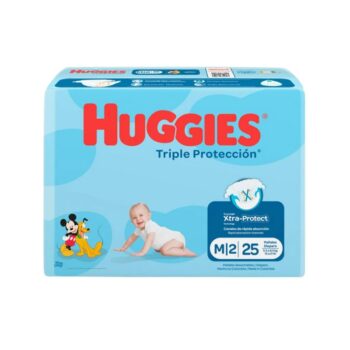 Panal Huggies Xtra Protect M Etapa 2 x 25 Unidades