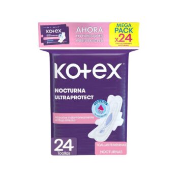 Toalla Kotex Nocturna x 24 Unidades