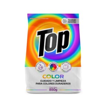 Detergente en Polvo Top Ropa Color x 850 gr