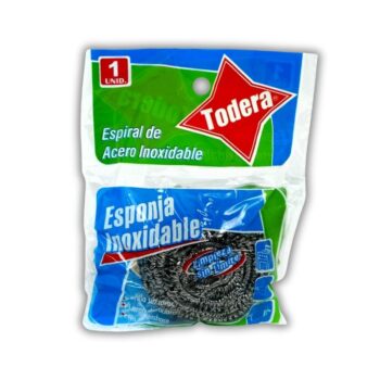 Espiral de Aseo Inoxidable Todera x Unidad