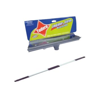 Limpiador de Vidrios Metalico Extensible Todera por 1 Unidad