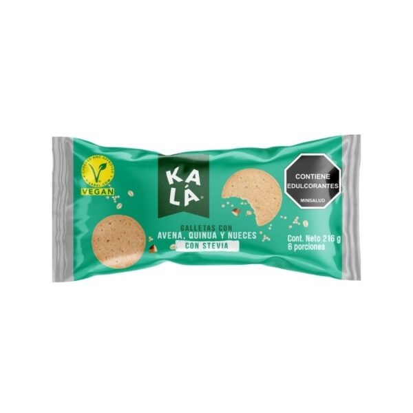 Galleta Kala Avena Quinua Bandeja  6 x 36 gr x 216 gr