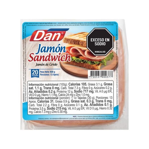 Jamon Sandwich Dan*400 gr