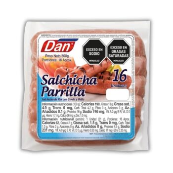 Salchicha Parrilla Dan*500 gr