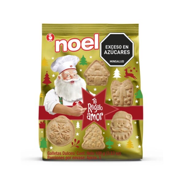 Galleta Navidad Noel Bolsa x 100 gr