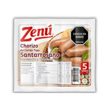 Chorizo Santarrosano Zenu x 250 gr