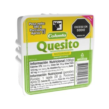 Quesito Colanta Al Vacio x 380 gr