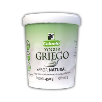 Yogur Griego Colanta Natural x 450 ml