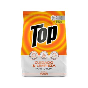 Detergente en Polvo Top Cuidado y Limpieza x 4000 gr
