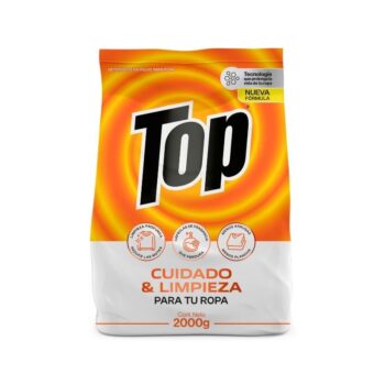 Detergente en Polvo Top Cuidado y Limpieza x 2000 gr