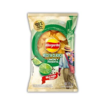 Papa Margarita Receta Clasica Limon Pimienta x 70 gr