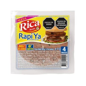 Mortadela Rapiya Precocida Rica x 300 gr