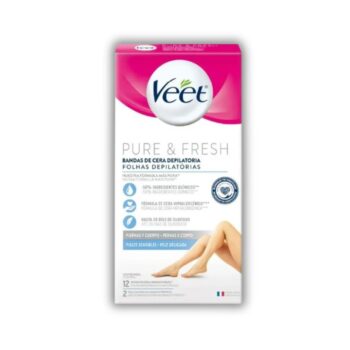 Bandas de Cera Veet Depilatorias x 12 Unidades