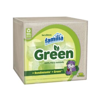 Servilleta Familia Green x 100 Unidades