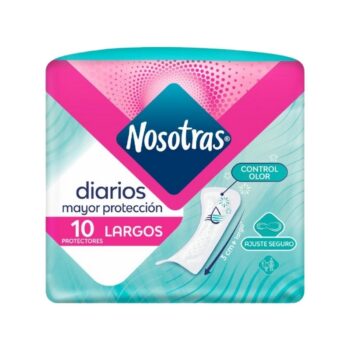 Protector Diarios Nosotras Largos x 10 Unidades