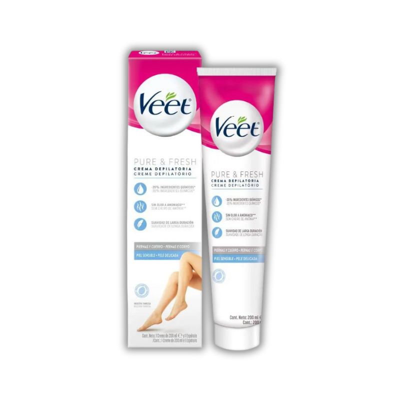 Crema Depilatoria Veet Piel Sensible x 200 ml